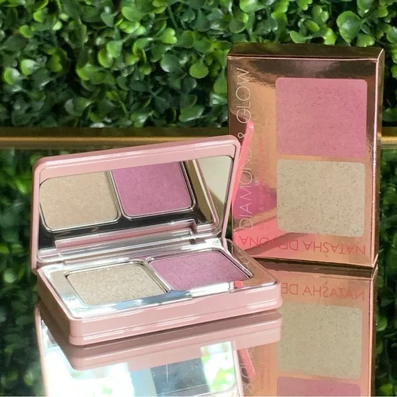 Natasha Denona DIAMOND & GLOW Duo Blush & Highlighter Powder | NEW | BNIB | ND - Picture 2 of 14